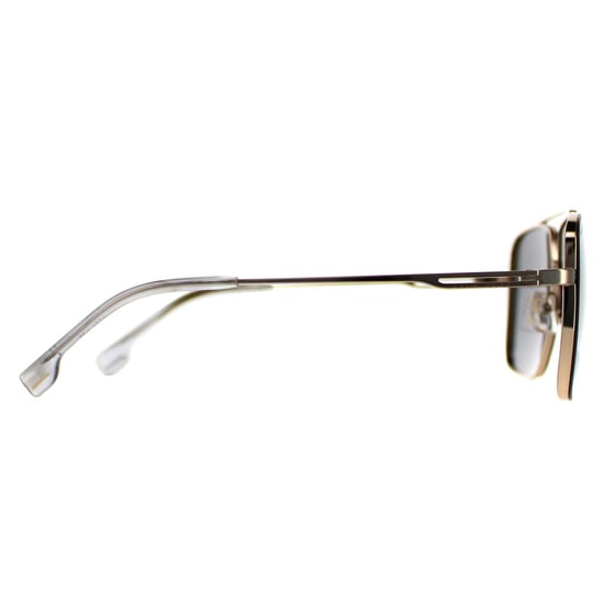 Hugo Boss Aviator Mens Gold Grey Ivory Mirror BOSS 1325/S