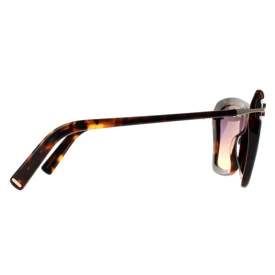 Tom Ford Butterfly Womens Coloured Havana Smoke Gradient
