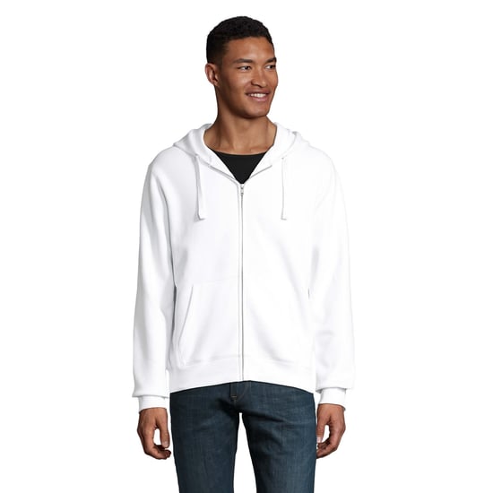 SOLS Heren Spike Full Zip Hoodie (Wit) - Image 1