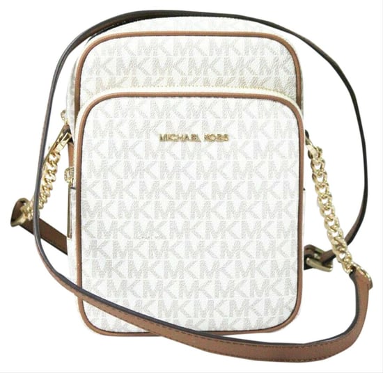 Michael Kors Jet Set Travel Signature Medium Logo Ketting Schoudertas - Image 1