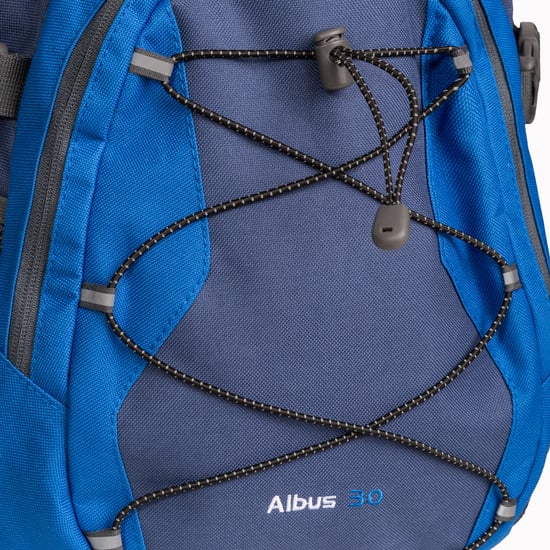 Trespass Albus 30 Litre Casual Rucksack/Backpack (Navy/Electric Blue)