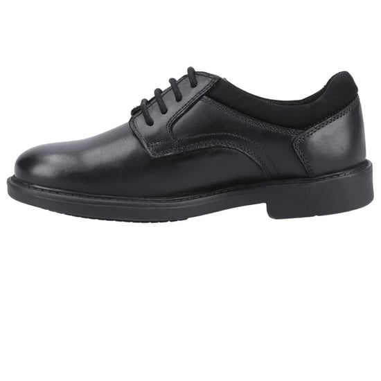 Hush Puppies Jongens Tommy Leren Schoolschoenen (Zwart) - Image 3
