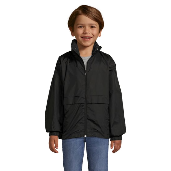 SOLS Windjack voor kinderen (Zwart) - Image 1
