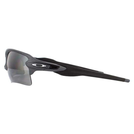 Oakley Sport Mens Steel Prizm Black Polarized Sunglasses
