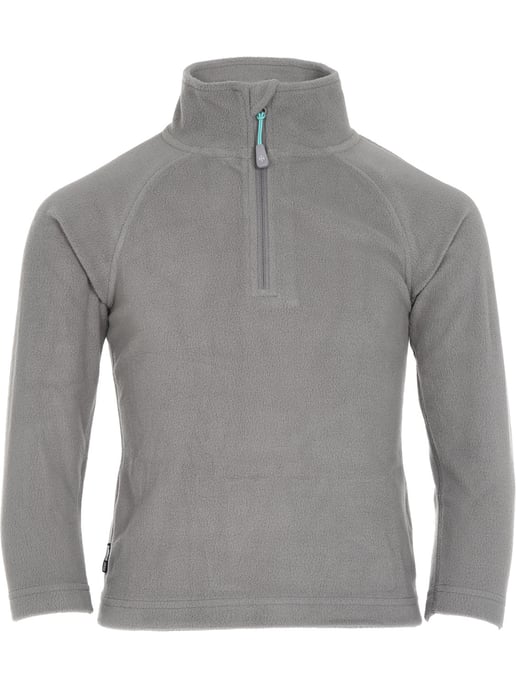 Warm Girls Zip Micro Fleece Dove Grey