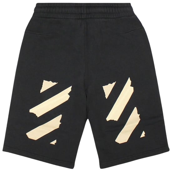 Off-White Tape Arrow Logo Black Sweat Shorts