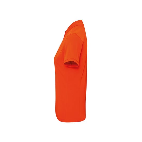 Premier Dames/Dames Coolchecker Plus Poloshirt (Oranje) - Image 3
