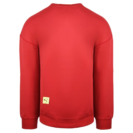 Puma x Michael Lau Long Sleeve Crew Neck Red Mens Graphic Sweatshirt 530358 22