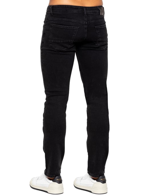 ETO | Heren Rechte Benen Jeans - Zwart - Image 3