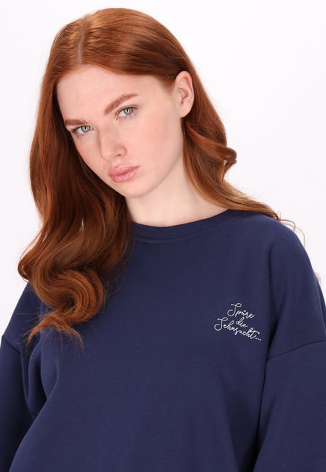 Dreimaster Sweatshirt Dames marine - Image 5