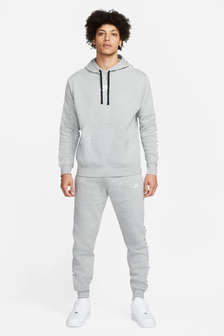 Nike Sportswear Sport Essential Men's Fleece Hooded Tracksuit Grey/White - Image 1