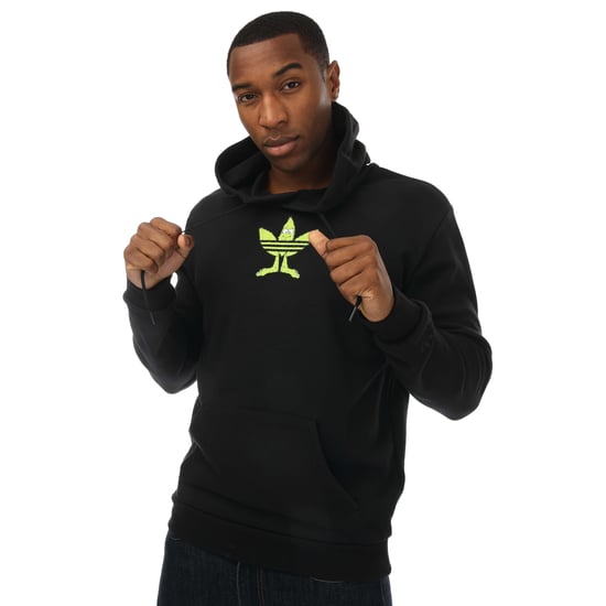 Men's adidas Originals Graphic Fun Hoody in Black - Image 4