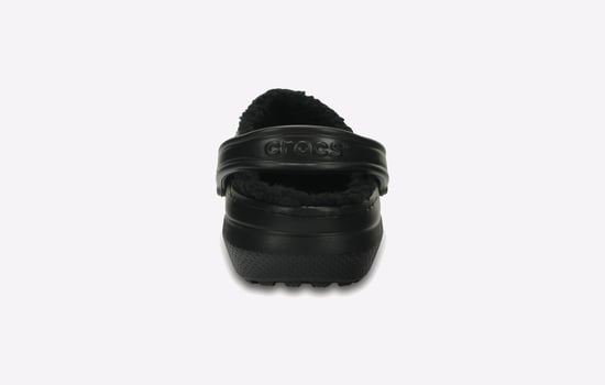 Women's Crocs Classic Lined Clogs in Black - Image 5