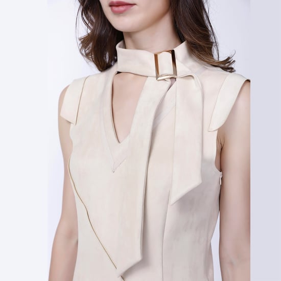 Stretch suede jurk - Image 3
