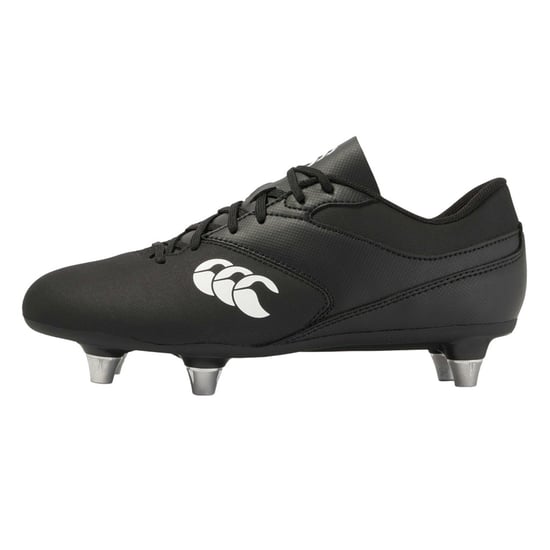 Canterbury Kinder/Kids Phoenix Raze Zachte Grond Rugbyschoenen (Zwart/Wit) - Image 3