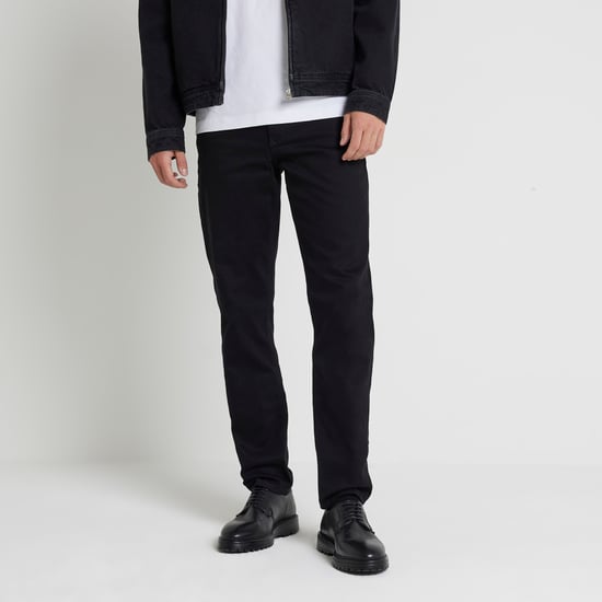 River Island Mens Slim Fit Jeans Black
