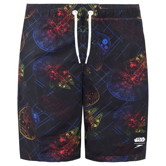 Speedo Star Wars All Over Print 15inch Zwarte Junior Watershort - Image 1