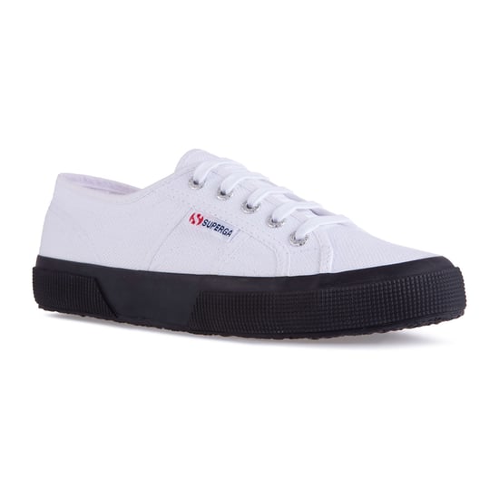 Superga Unisex 2750 Cotu Classic Trainers voor volwassenen (Wit/zwart) - Image 1