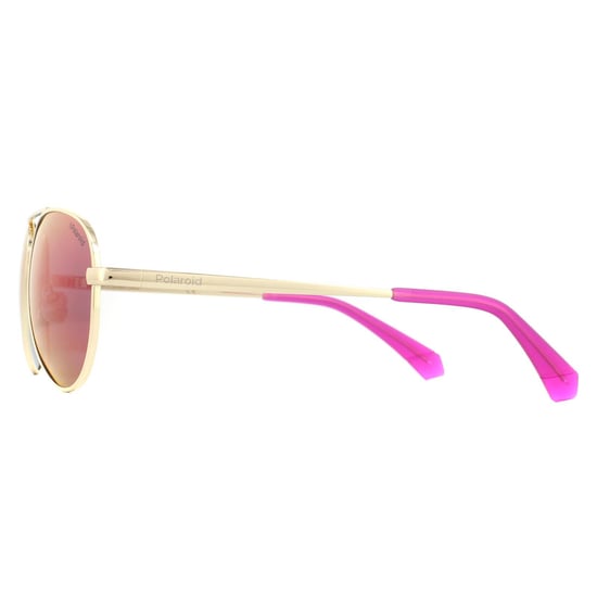 Polaroid Sunglasses 6012/N/NEW J5G Aviator LA Gold Brown Gradient Polarized