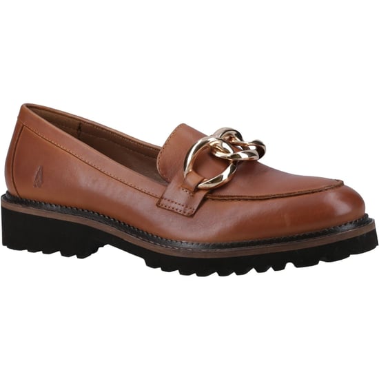 Hush Puppies Gianna Leer Vrouwen Tan Loafers - Image 1