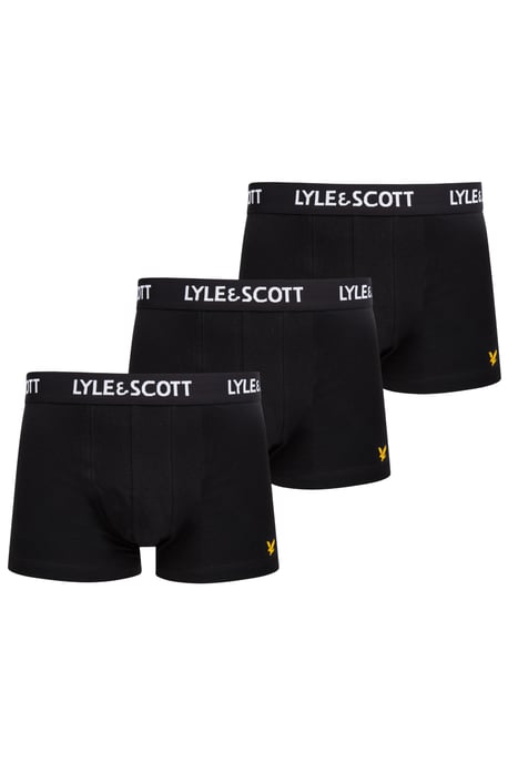 Lyle & Scott 3-pack zwembroeken in zwart - Image 1