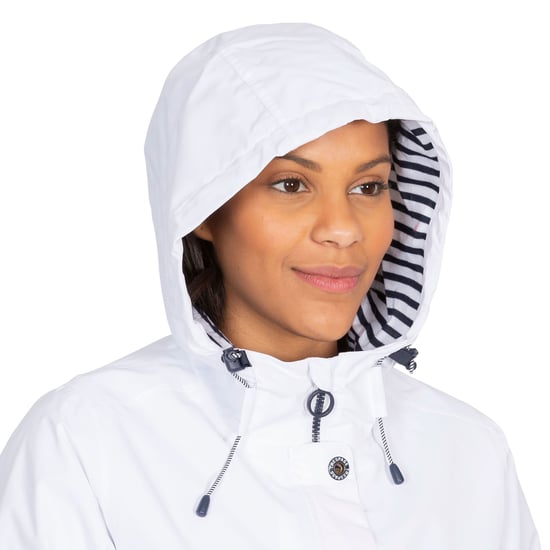 Trespass Dames/dames Flourish Waterproof Jasje (Wit) - Image 3