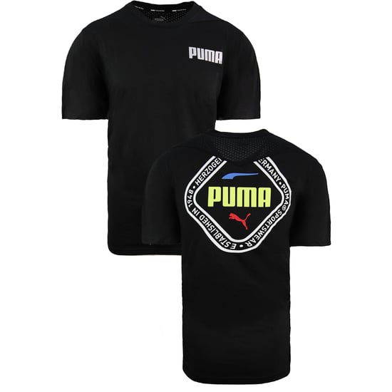 Puma Collective Triblend Heren Zwart T-Shirt - Image 3