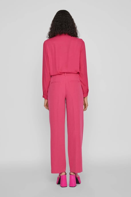 VILA straight fit pantalon VIMYA roze - Image 4
