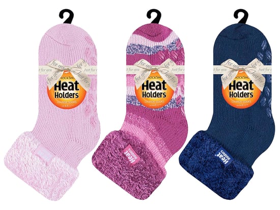 Heat Holders - Set van 3 gevoerde antislipsokken voor dames - Pack 3 - Image 2
