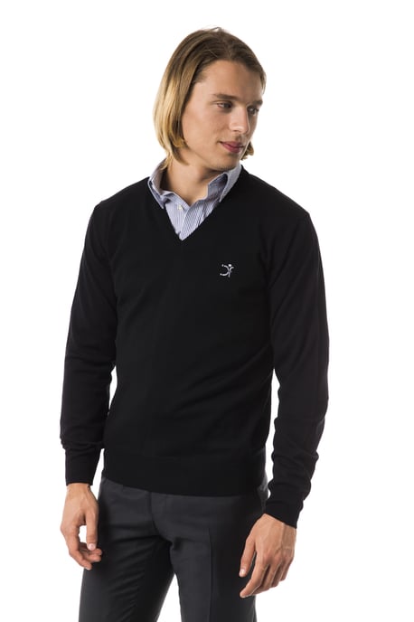 Uominitaliani Men's Nero Sweater