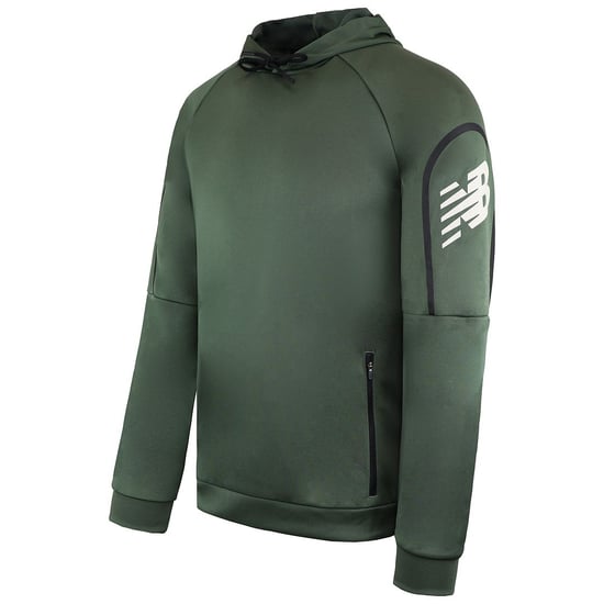 New Balance Tenacity Mens Green Training Hoodie