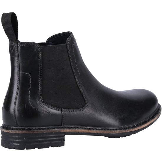 Hush Puppies Justin Chelsea Leren Herenlaarzen Zwart - Image 2