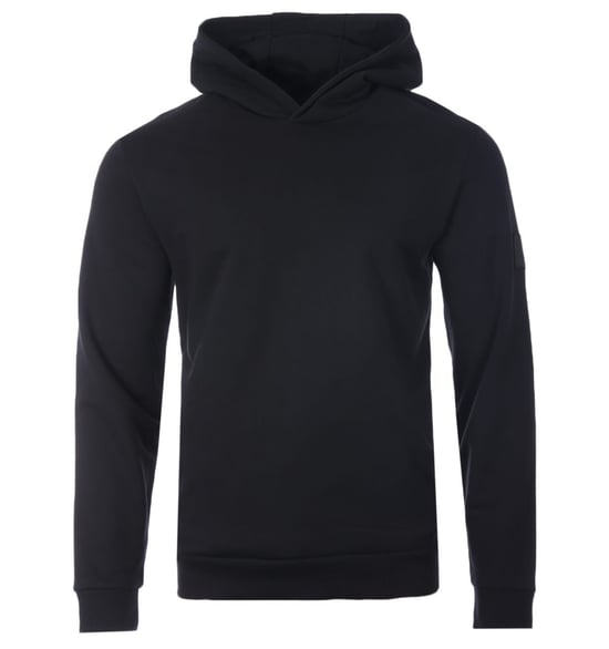 Lyle & Scott Casuals sweatshirt met capuchon van biologisch katoen - gitzwart - Image 1