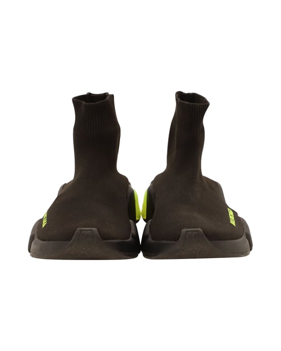 Balenciaga Speed Clear Sole Sneakers in Zwart Polyamide - Image 2