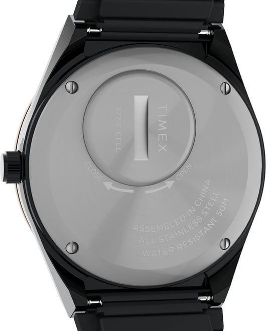Timex Q Reissue Dames Zwarte Horloge TW2W10600 - Image 3