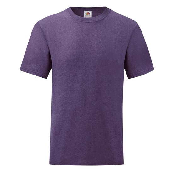 Fruit of the Loom Heren Valueweight Heather T-shirt (Paars) - Image 1