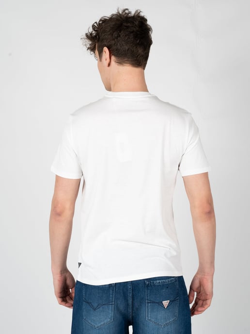 Guess T-Shirt LA Logo Mannen Wit - Image 4