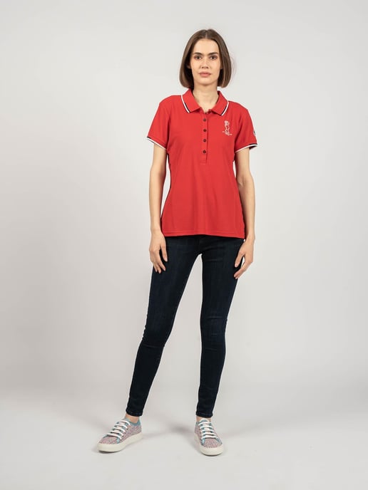 North Sails x Prada Polo Shirt Auroa Woman's Red