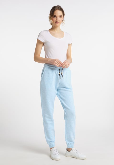 Schmuddelwedda Sweatpants Dames aqua melange - Image 4