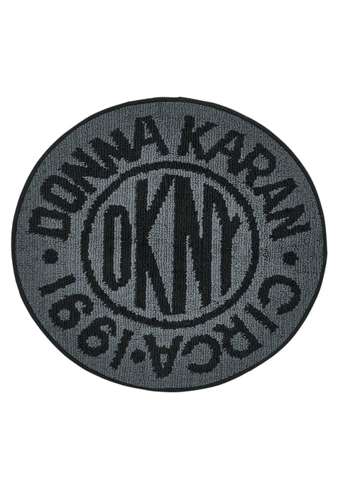 Circle Logo Bath Mat Blk