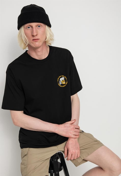 VANS DRAIN EM DRY SS T-shirt Zwart - Image 3