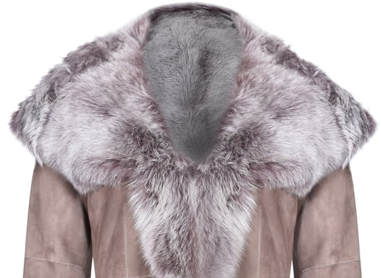 Womens Full Length Hooded Toscana Sheepskin Trench Coat-Donetsk