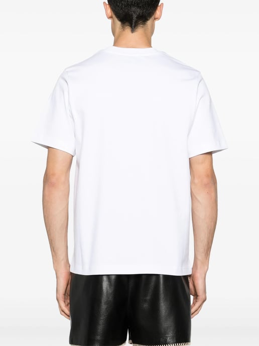 Casablanca Statue En Marbe Bedrukt T-shirt in Wit - Image 4