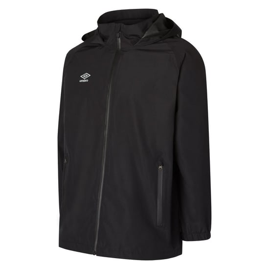Umbro Heren Club Essential waterdichte jas (Zwart) - Image 1