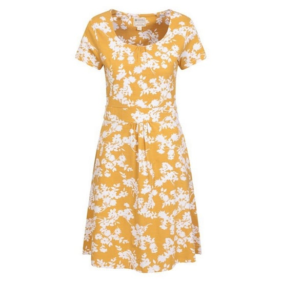 Mountain Warehouse Dames/dames Orchideeënbloem UV-beschermingsjurk (Geel) - Image 1