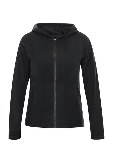 Mymo Fleece jas Dames zwart - Image 1