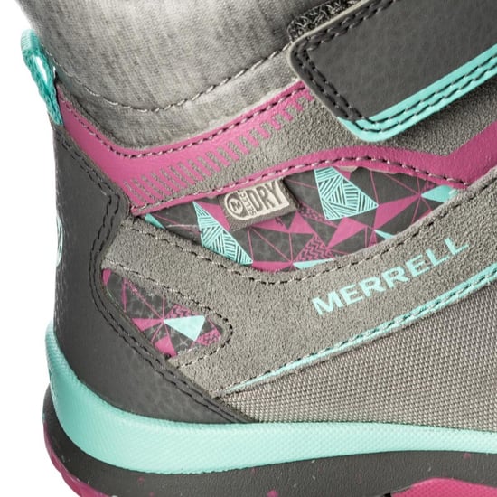 Merrell Moab Polar Waterproof Kids Grey Boots