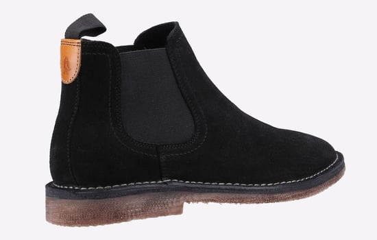 Hush Puppies Shaun Suède Heren Zwarte Laarzen - Image 3
