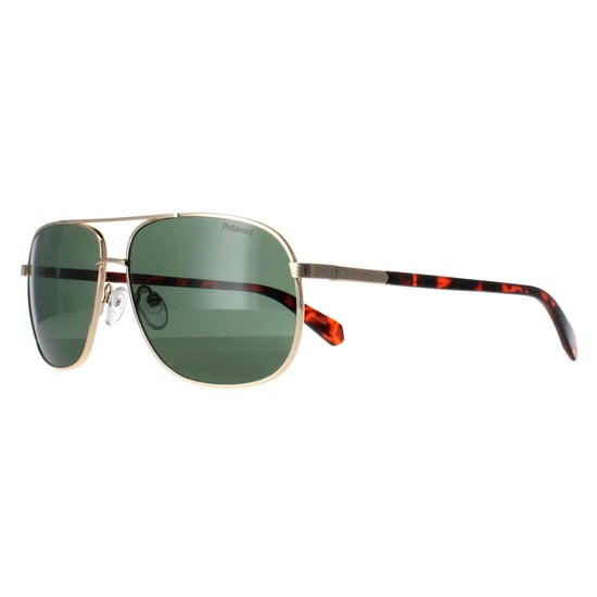 Polaroid Aviator Mens Gold Green Polarized PLD 2074/S/X