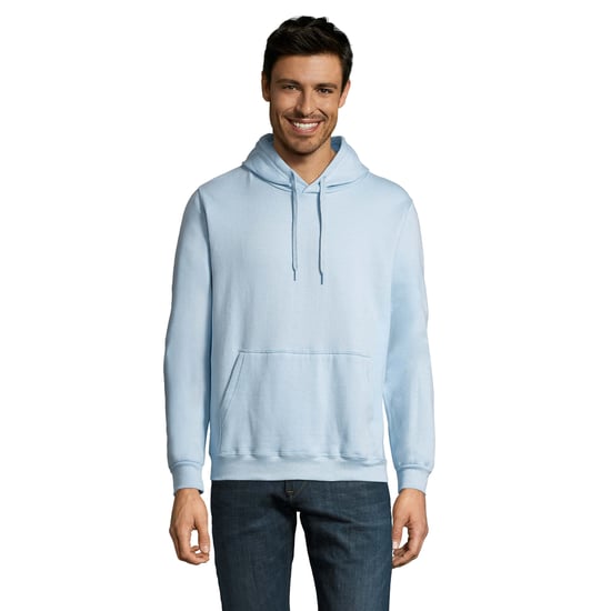 SOLS Snake Unisex Hooded Sweatshirt / Hoodie (Hemelsblauw) - Image 4